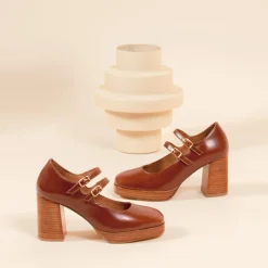 Outlet Babies plateforme cuir Femme Escarpins|Ballerines & Babies