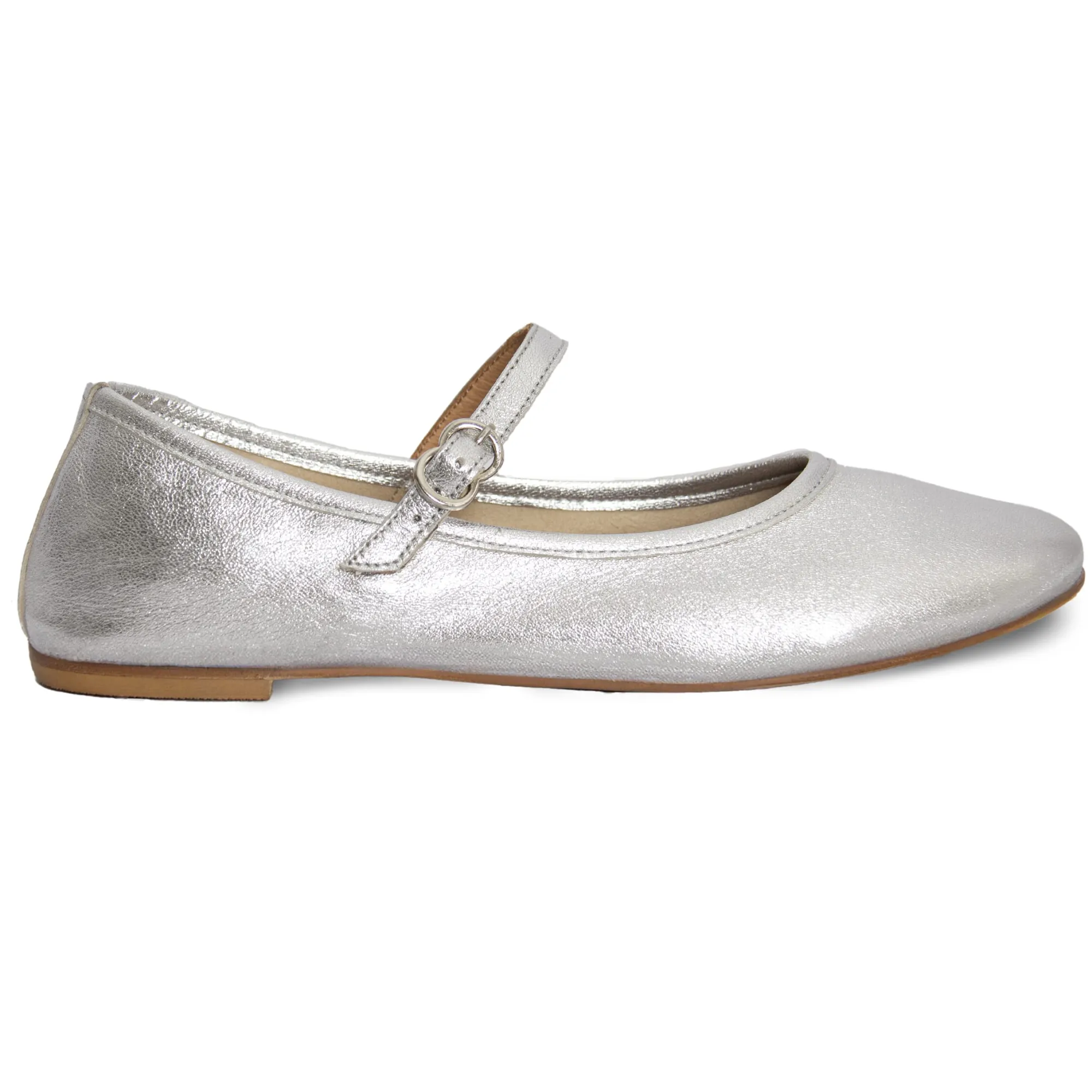 Cheap Babies plates cuir métallisé Femme Ballerines & Babies