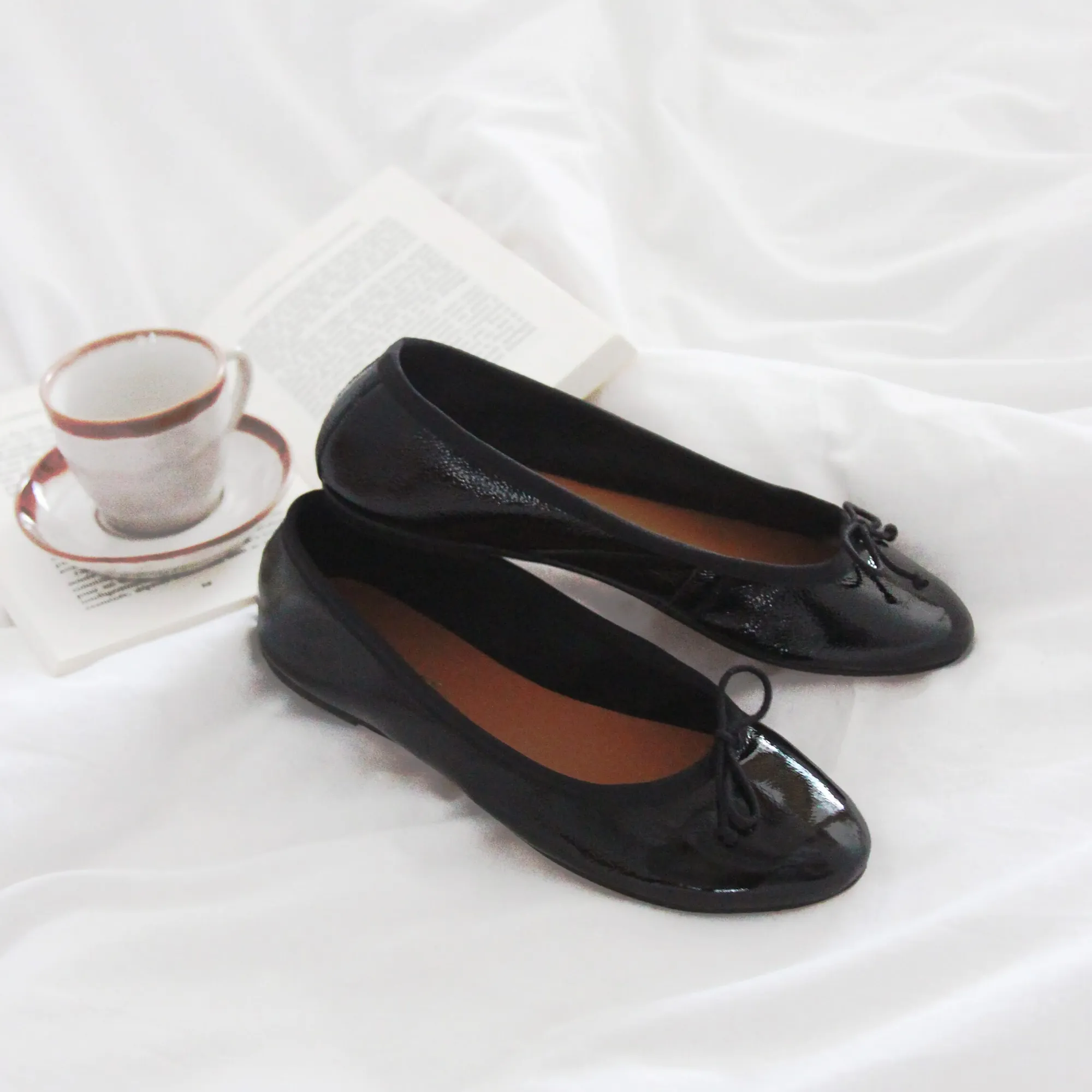 Best Ballerines classiques cuir brillant Femme Ballerines & Babies