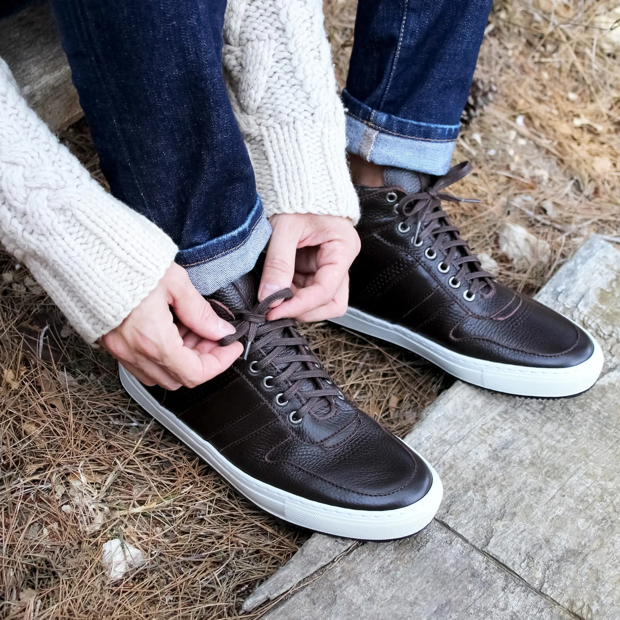 Best Baskets Gaspard cuir grainé Homme Baskets
