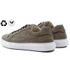 Online Baskets lacet toile recyclée beige noir Homme Fins De Série Solidaires