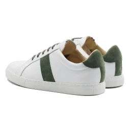 Cheap Baskets Made in France cuir kaki Femme Baskets|Baskets