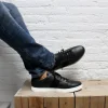 Flash Sale Baskets Made in France cuir Homme Fins De Série Solidaires
