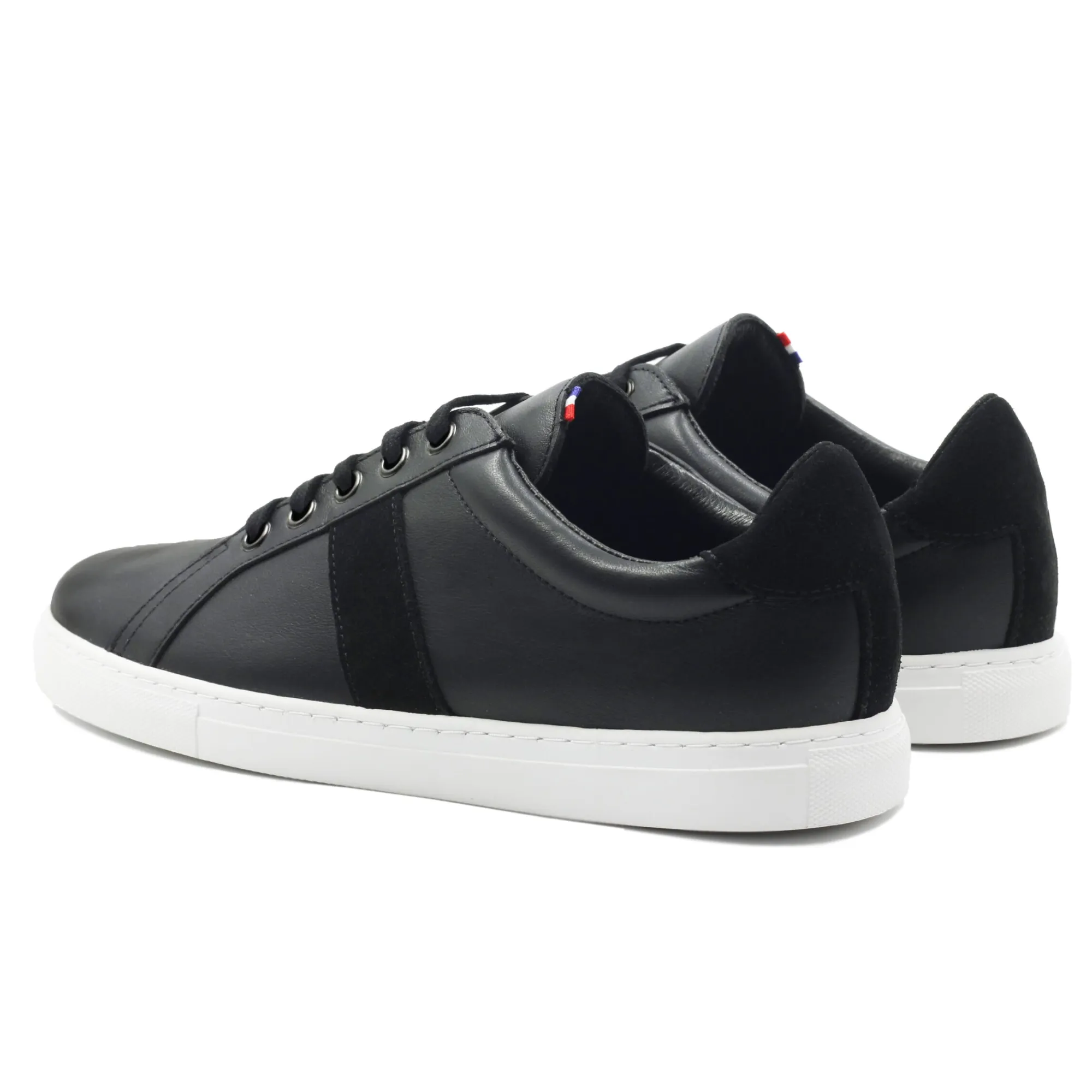 Flash Sale Baskets Made in France cuir Homme Fins De Série Solidaires