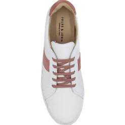 Best Sale Baskets Made in France cuir rose Femme Baskets