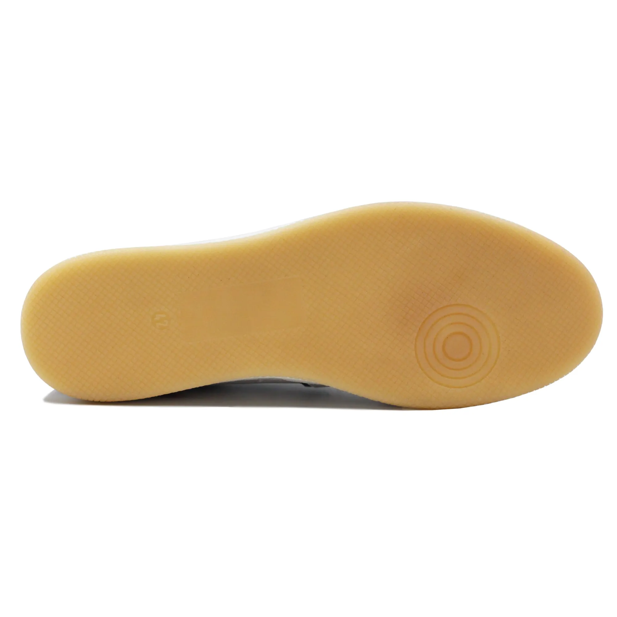 Shop Baskets rétro homme cuir blanc taupe Homme Fins De Série Solidaires