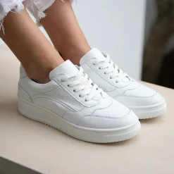 Flash Sale Baskets vintage cuir grainé Femme Baskets