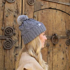 Cheap Bonnet pompon laine Femme Bonnets|Bonnets