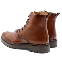 Clearance Boots à lacet crantées cuir Homme Boots