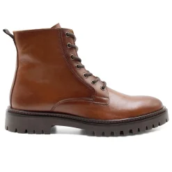 Clearance Boots à lacet crantées cuir Homme Boots