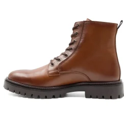 Clearance Boots à lacet crantées cuir Homme Boots