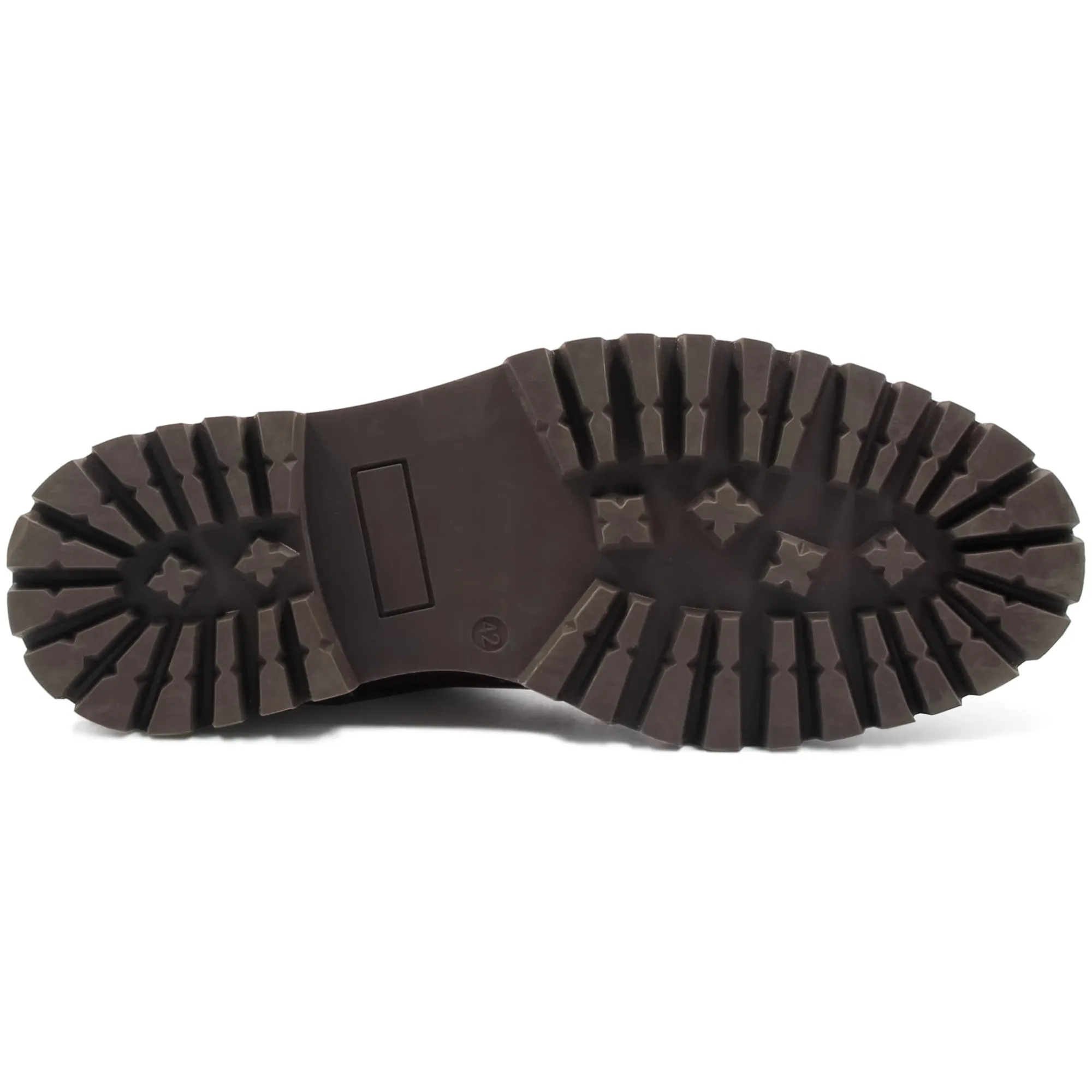 Clearance Boots à lacet crantées cuir Homme Boots