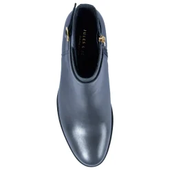 Fashion Bottines cavalières cuir bleu Femme Bottines & Bottes
