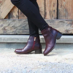 Fashion Bottines cavalières cuir Femme Bottines & Bottes
