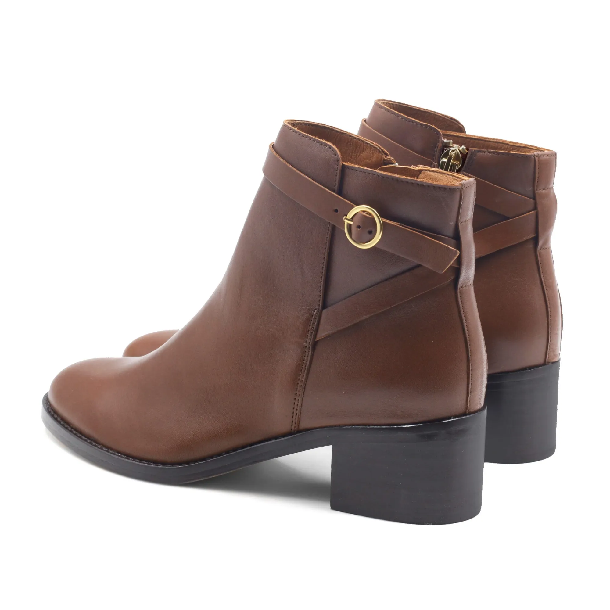 Clearance Bottines cavalières cuir Femme Bottines & Bottes