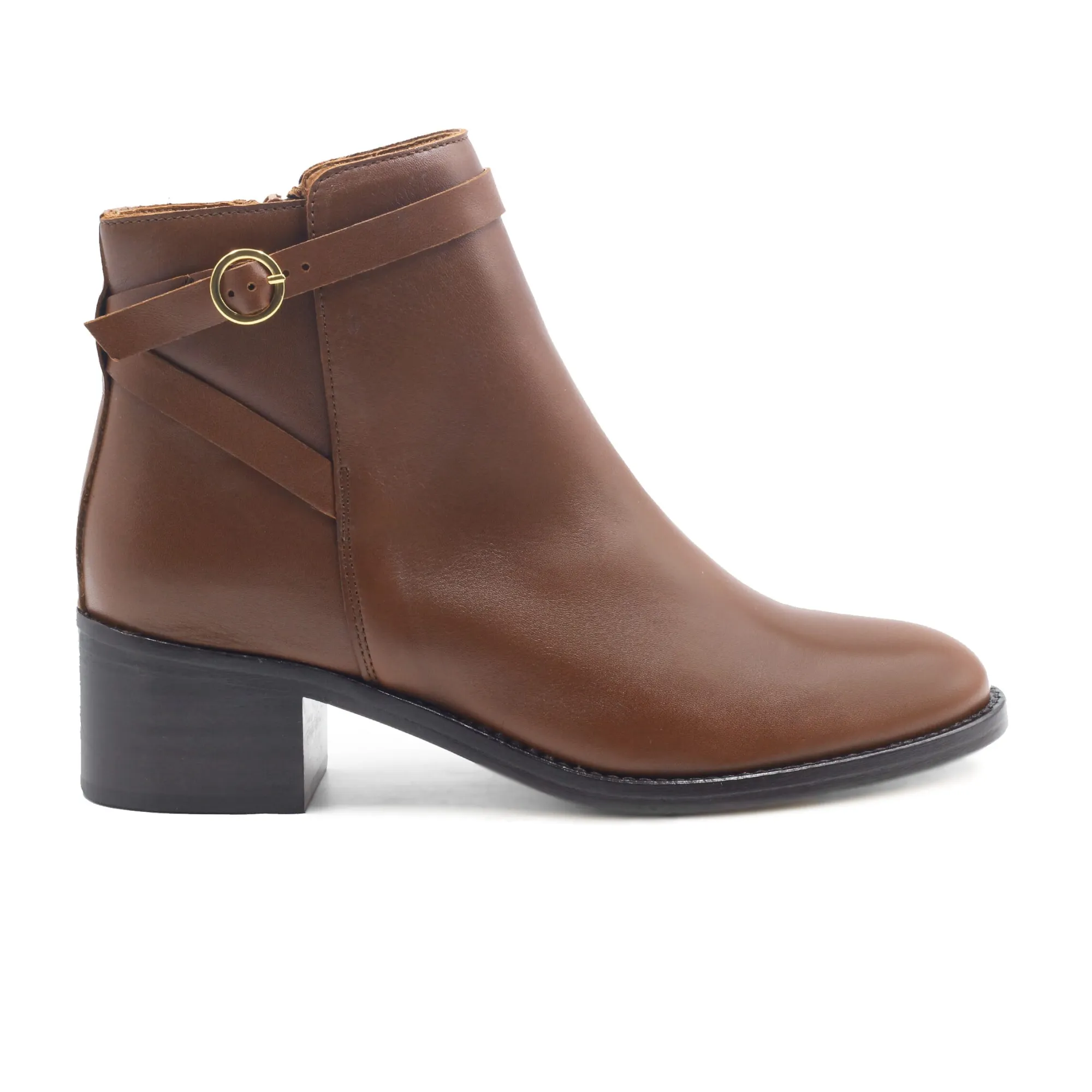 Clearance Bottines cavalières cuir Femme Bottines & Bottes
