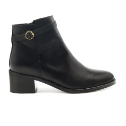 Cheap Bottines cavalières cuir Femme Bottines & Bottes