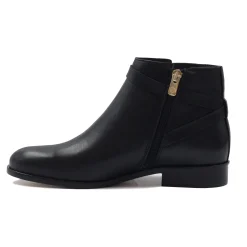 Best Sale Bottines cavalières plates cuir Femme Bottines & Bottes