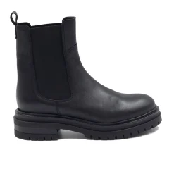 Online Bottines Chelsea crantées cuir Femme Bottines & Bottes