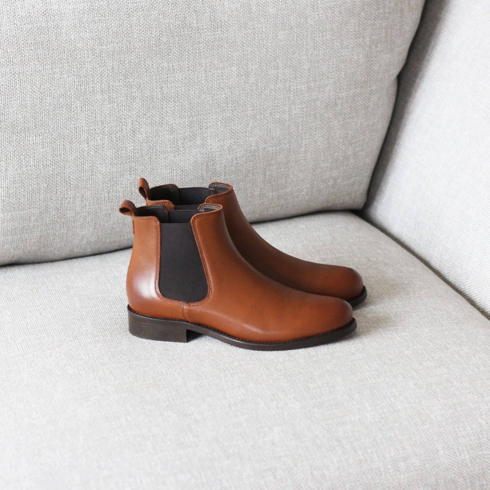 Best Sale Bottines Chelsea cuir Femme Bottines & Bottes
