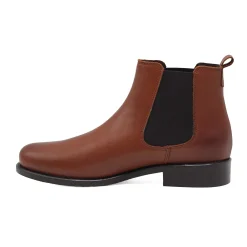 Best Sale Bottines Chelsea cuir Femme Bottines & Bottes