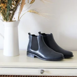 Store Bottines Chelsea cuir Femme Bottines & Bottes