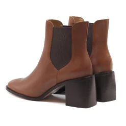 Sale Bottines Chelsea talon cuir Femme Bottines & Bottes