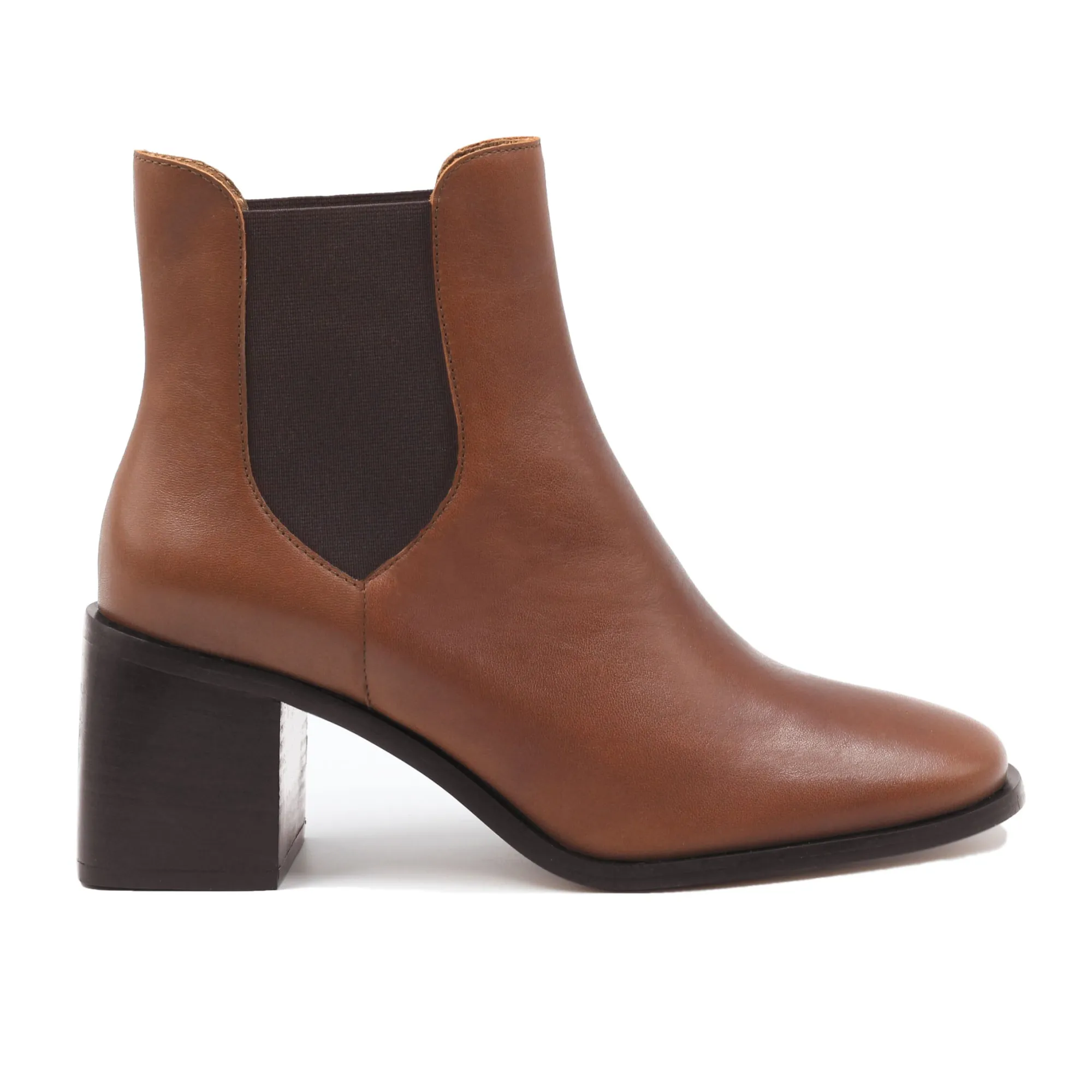 Sale Bottines Chelsea talon cuir Femme Bottines & Bottes