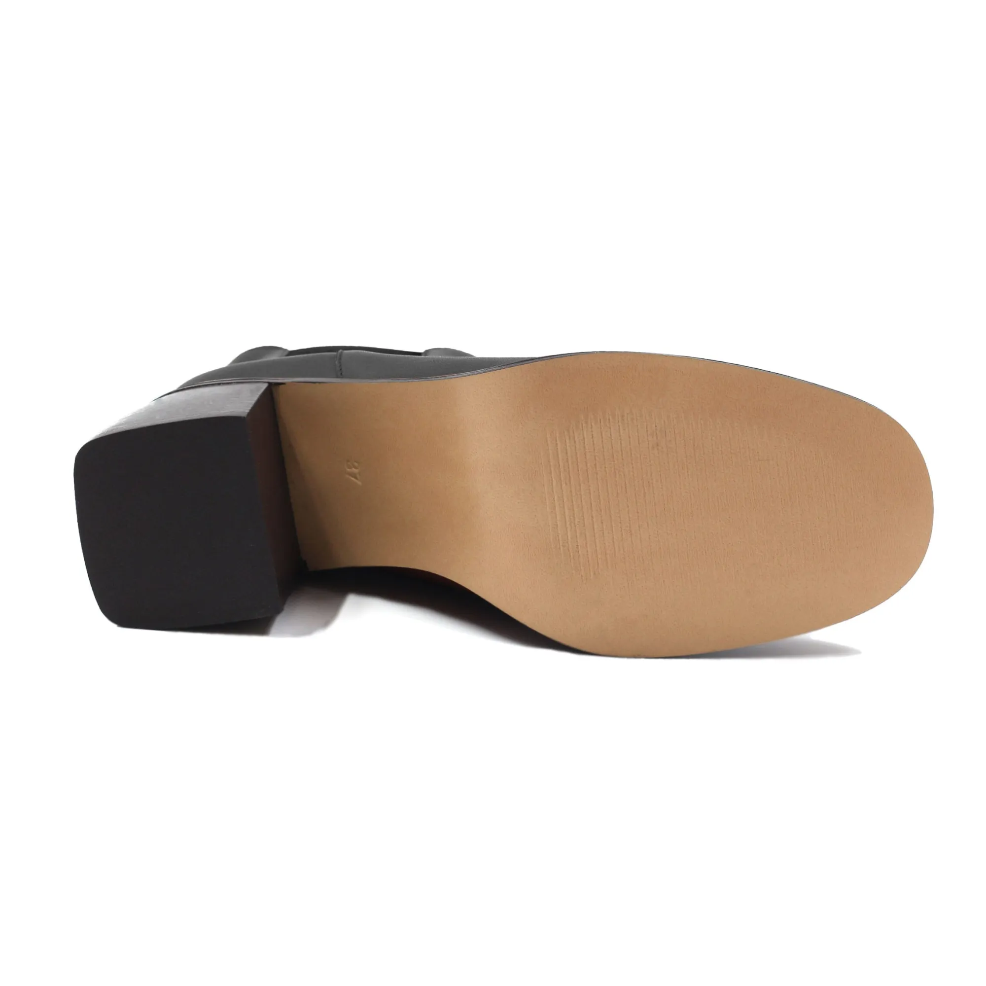 Shop Bottines Chelsea talon cuir Femme Bottines & Bottes