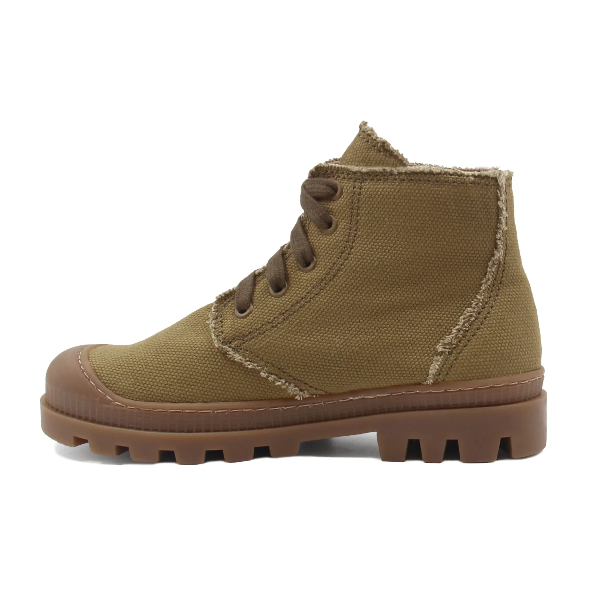 Store Bottines crantées toile recyclée Femme Dressing Recyclé|Bottines & Bottes