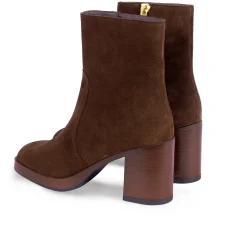 Discount Bottines plateforme cuir daim Femme Bottines & Bottes