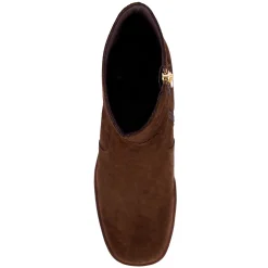 Discount Bottines plateforme cuir daim Femme Bottines & Bottes