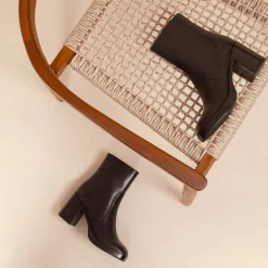 Discount Bottines plateforme cuir Femme Bottines & Bottes