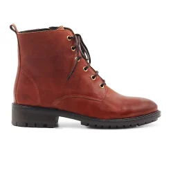Flash Sale Bottines plates à lacet cuir Femme Bottines & Bottes