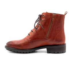 Flash Sale Bottines plates à lacet cuir Femme Bottines & Bottes