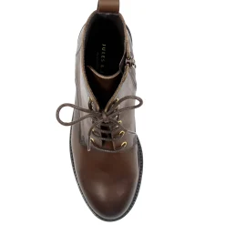 Flash Sale Bottines plates à lacet cuir Femme Bottines & Bottes