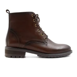 Flash Sale Bottines plates à lacet cuir Femme Bottines & Bottes