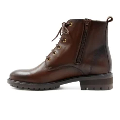 Flash Sale Bottines plates à lacet cuir Femme Bottines & Bottes
