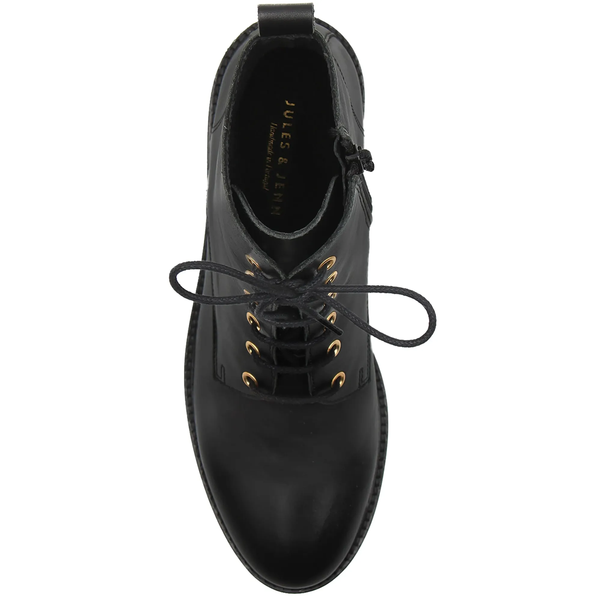 Hot Bottines plates à lacet cuir Femme Bottines & Bottes