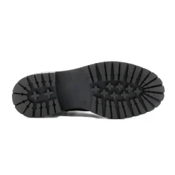 New Bottines ranger crantées cuir Femme Bottines & Bottes