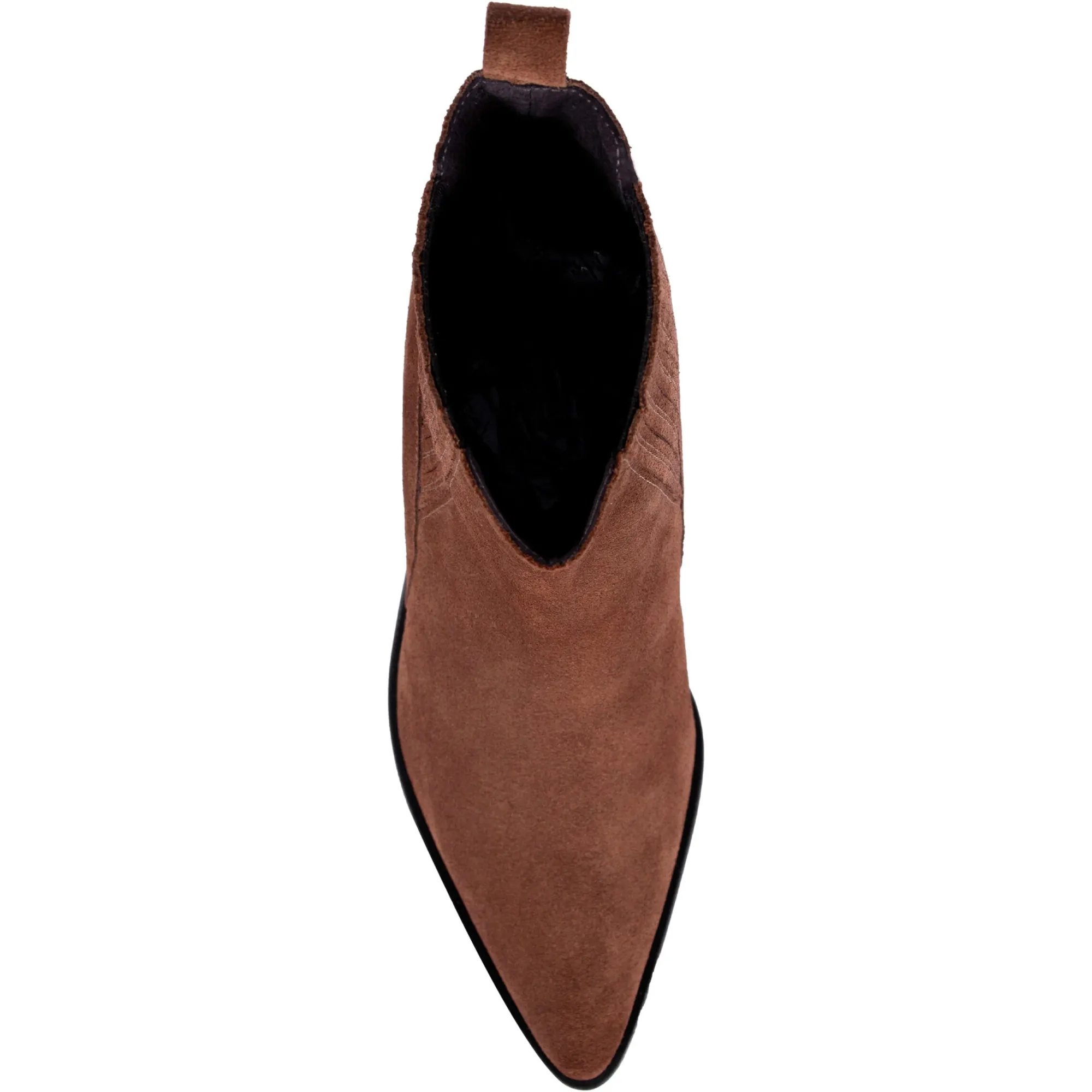 Cheap Bottines santiag cuir daim Femme Bottines & Bottes