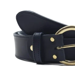 Cheap Ceinture bohème cuir bleu Femme Ceintures