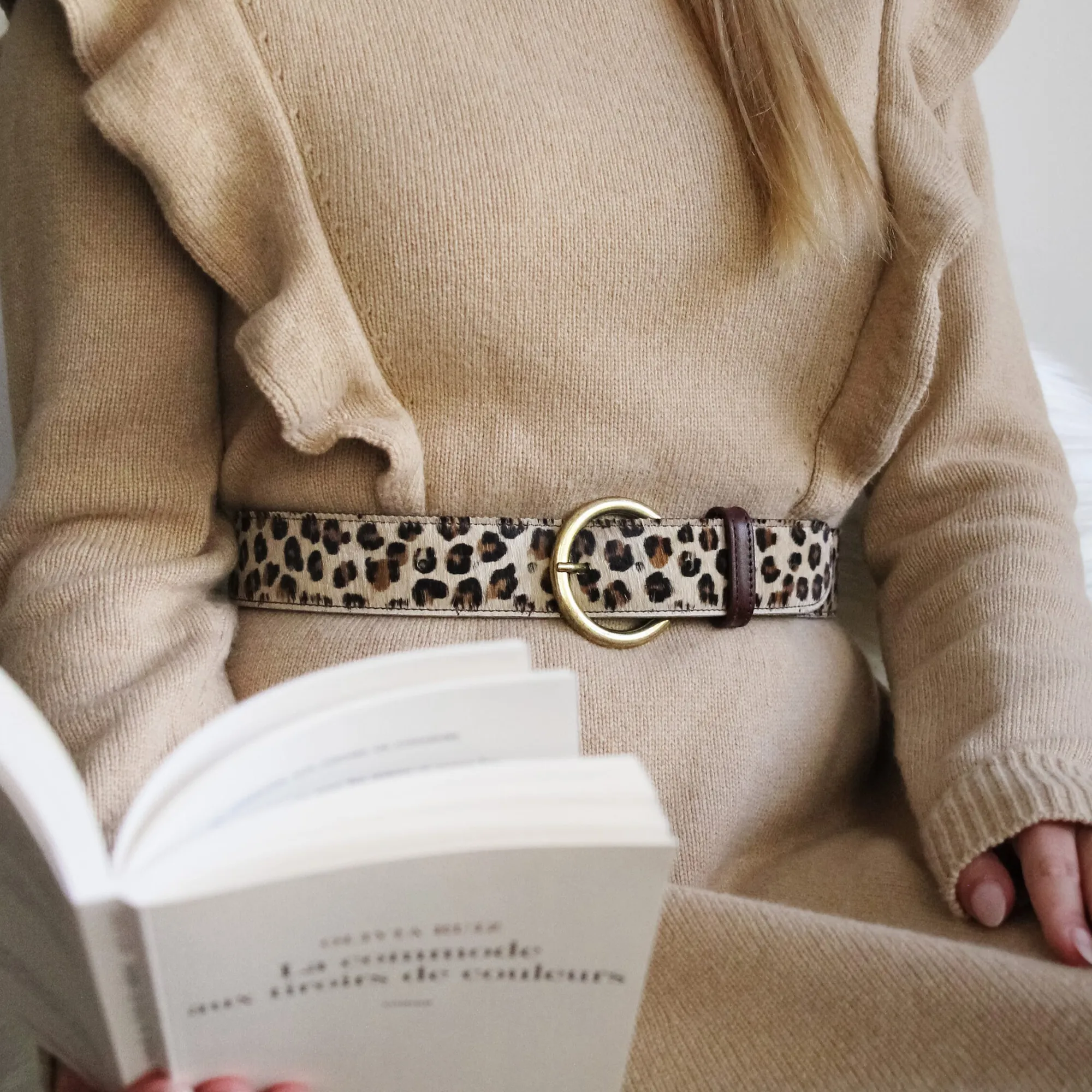 Outlet Ceinture bohème cuir Femme Ceintures