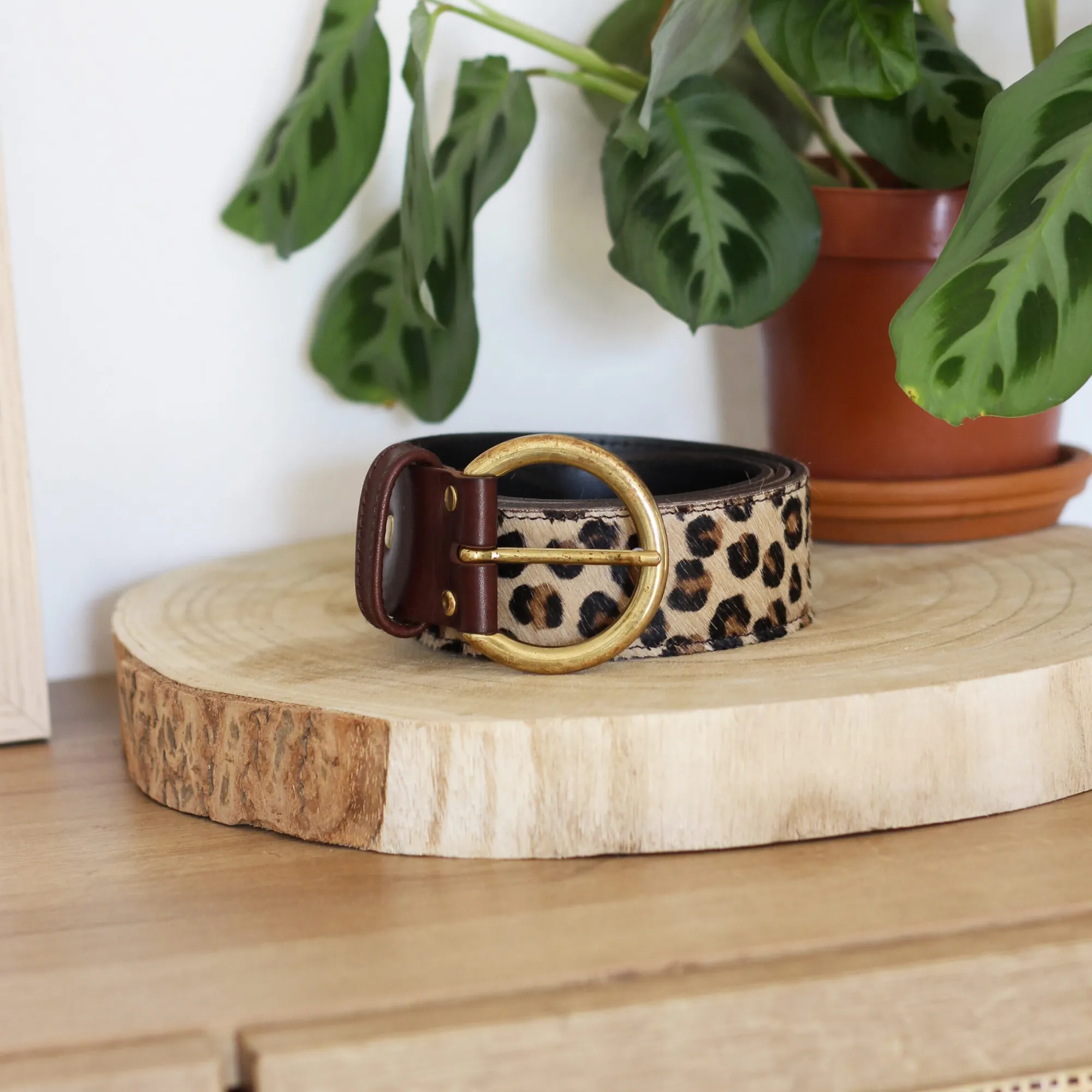 Outlet Ceinture bohème cuir Femme Ceintures
