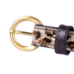 Cheap Ceinture boucle d'or cuir Femme Ceintures