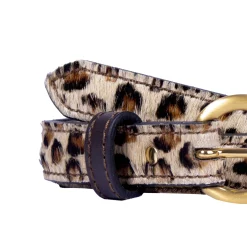 Cheap Ceinture boucle d'or cuir Femme Ceintures