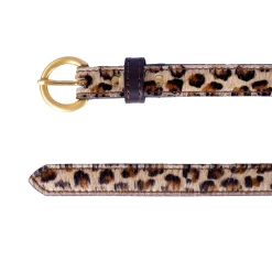 Cheap Ceinture boucle d'or cuir Femme Ceintures