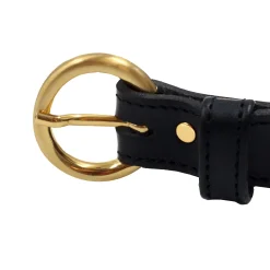 Discount Ceinture boucle d'or cuir Femme Ceintures