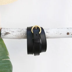 Discount Ceinture boucle d'or cuir Femme Ceintures