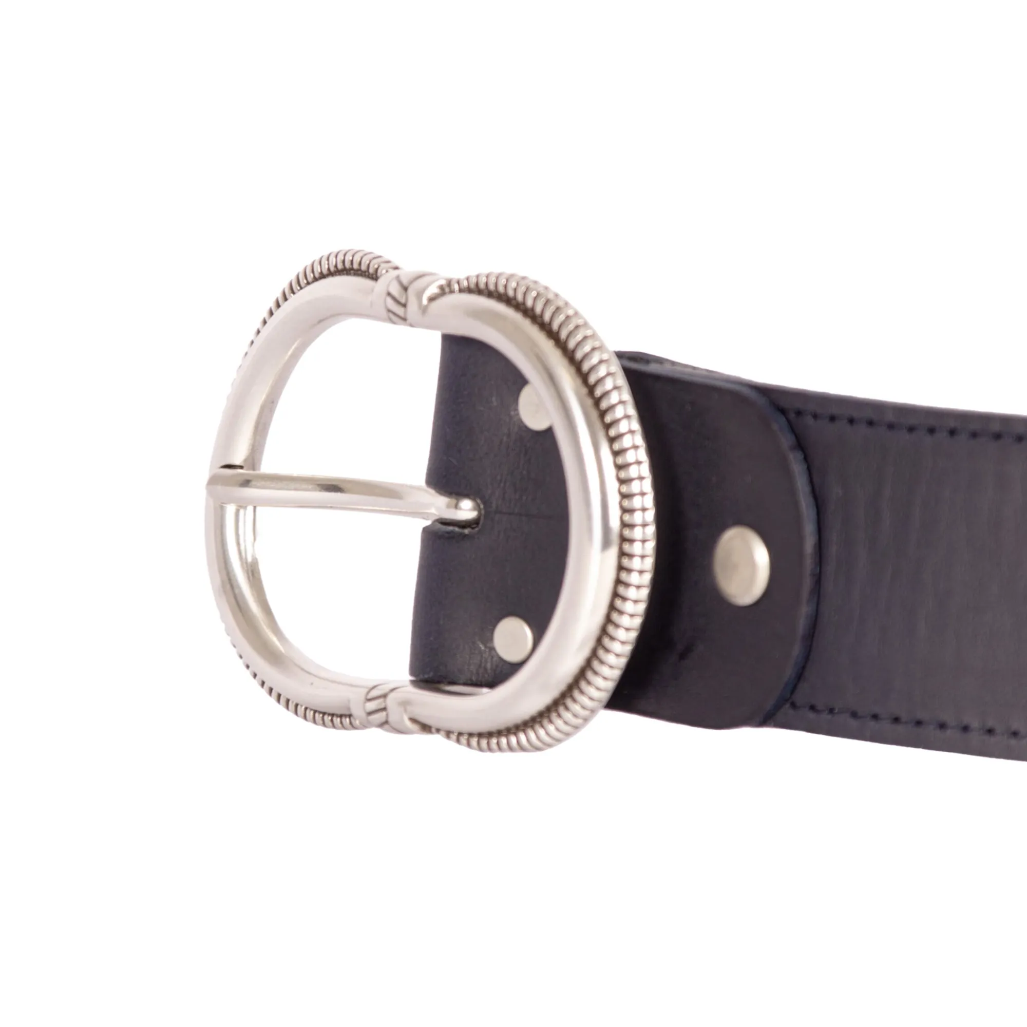 Best Ceinture Camargue cuir bleu Femme Ceintures